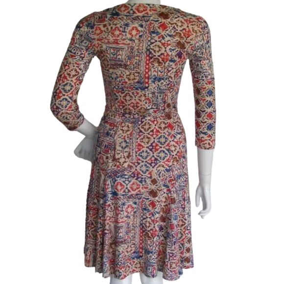 LRL Dress, XS, Skater, 3/4 sleeves, Cotton, String/Sash belt, casual - Picture 4 of 12